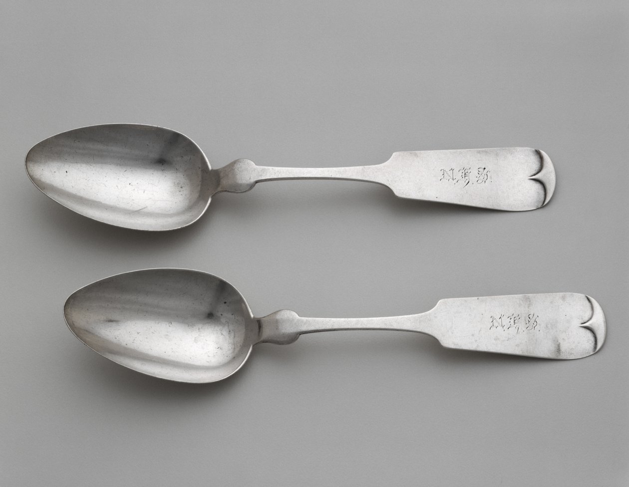 Dessertskeer, ca. 1860-1870 (sølv) af Wood and Hughes