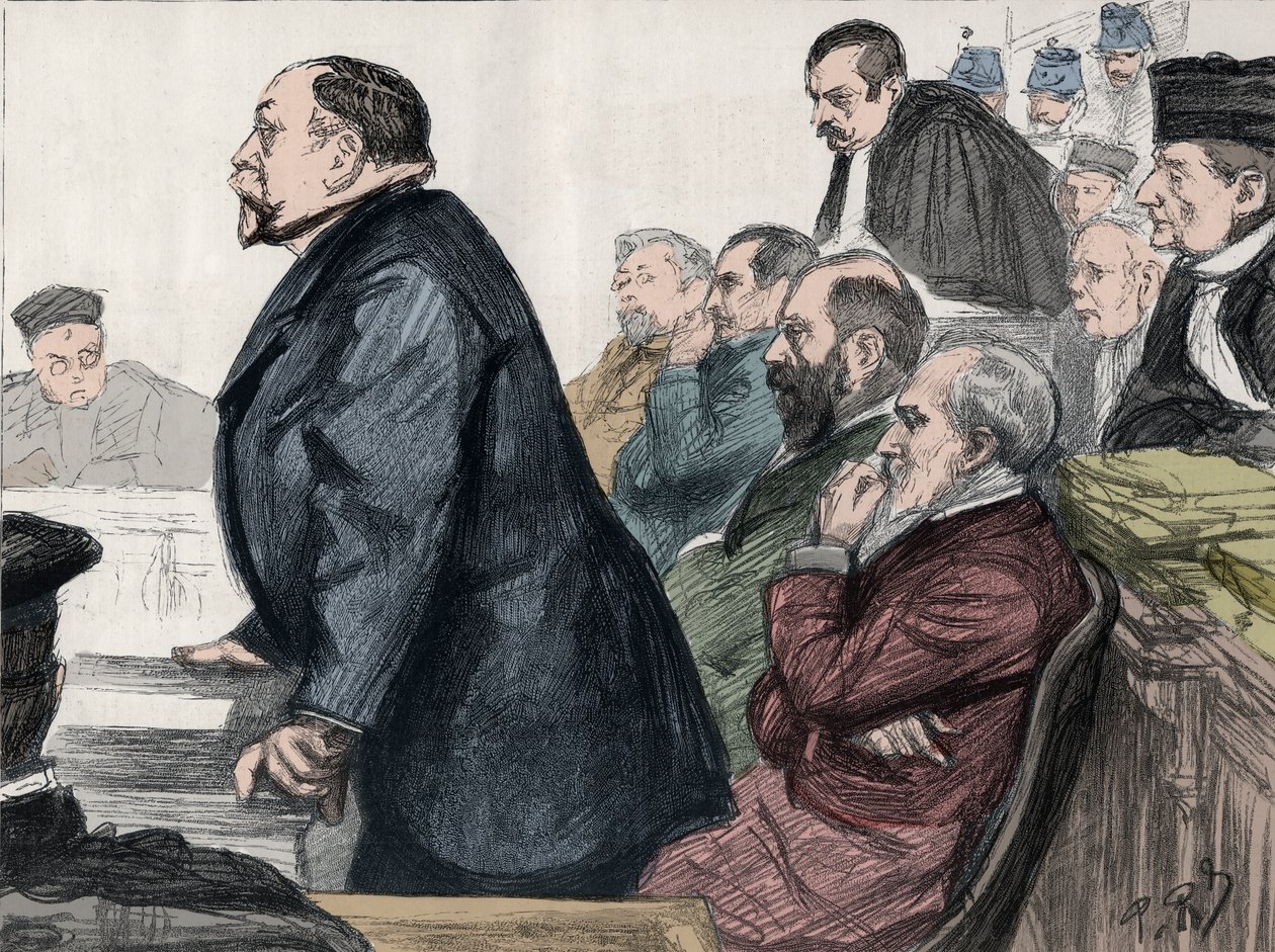 Scandal of Panama (1892-1897): Retssagen og dommen mod direktørerne for Panama Canal Company den 8. februar 1893 i palais de Justice. af Woodbine K. Hinchliff