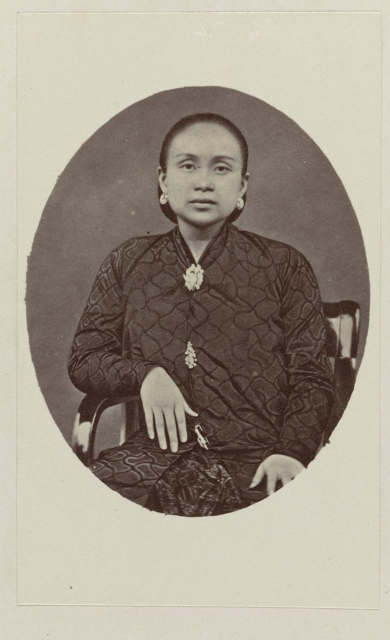 Hustru til Ratoe van Pakoe Boewono IX, Susuhunan van Surakarta af Woodbury and Page