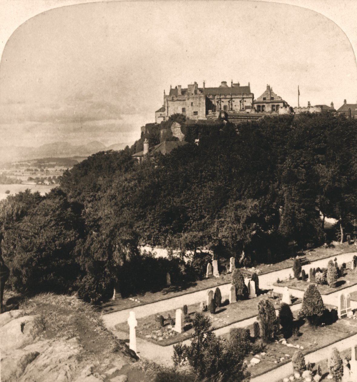 Stirling Castle, Skotland, 1900. af Works and Sun Sculpture Studios