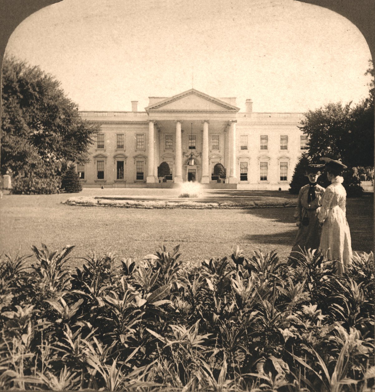 Det Hvide Hus, Washington D.C., 1908. af Works and Sun Sculpture Studios