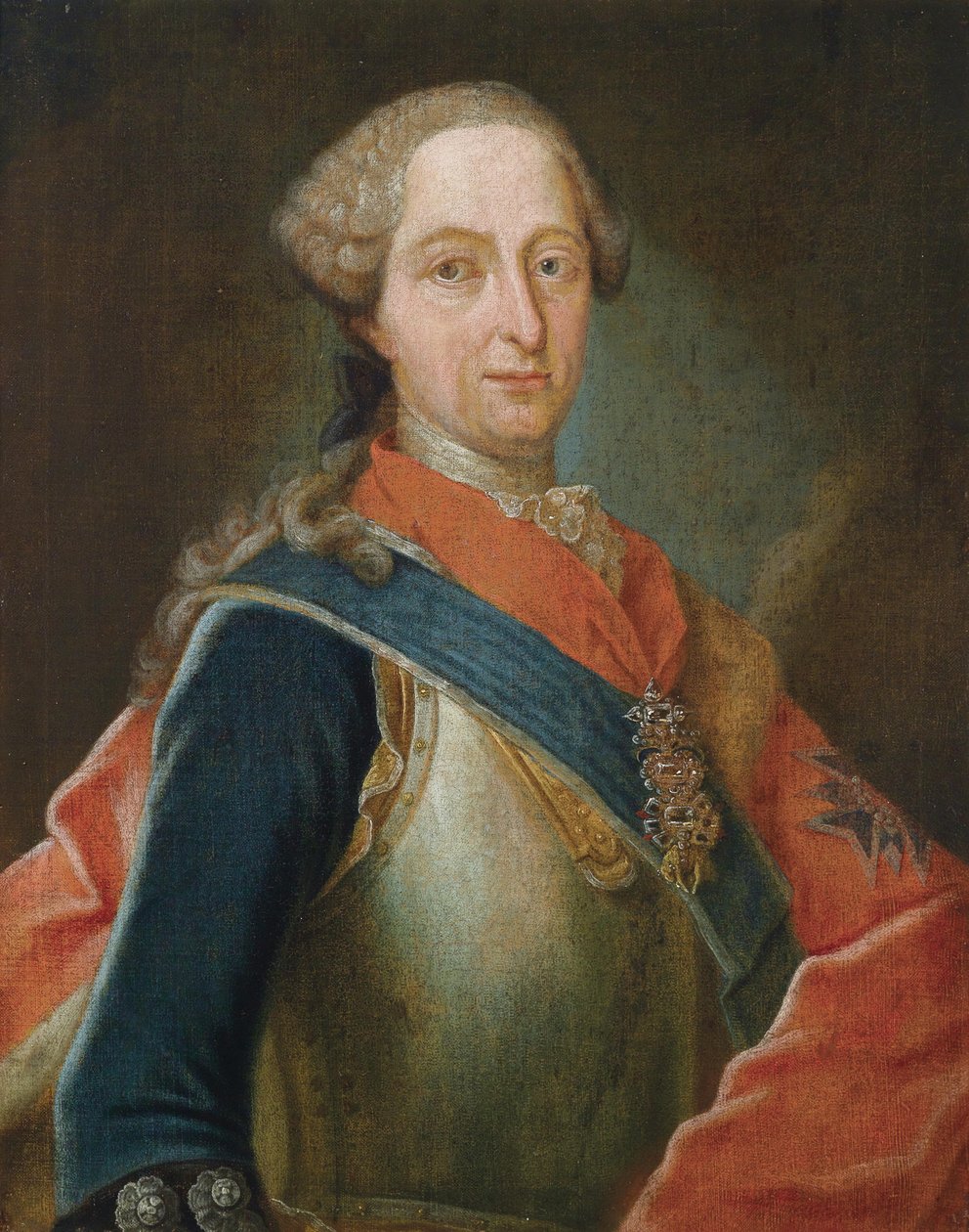 Portræt af Maximilian III Joseph af Workshop of Georg Desmarées