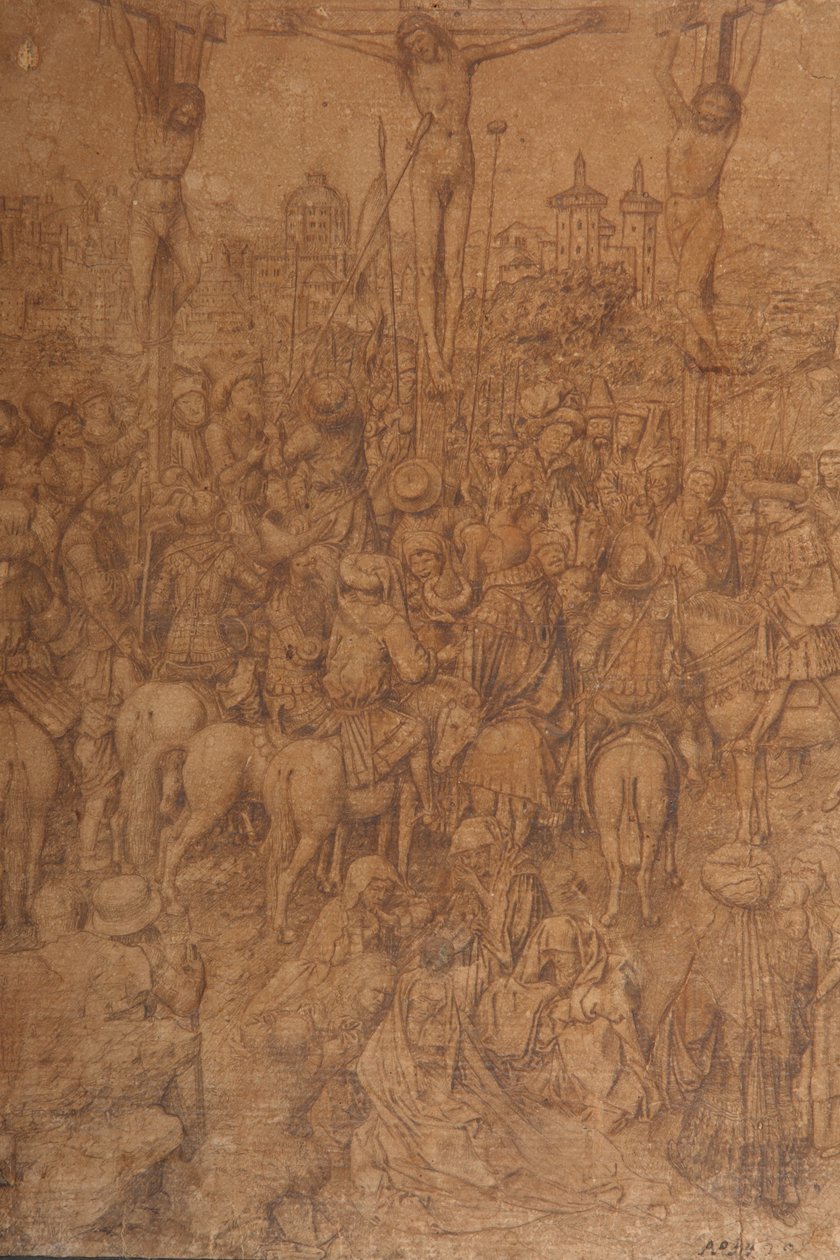 Kristi korsfæstelse af Workshop of Jan van Eyck