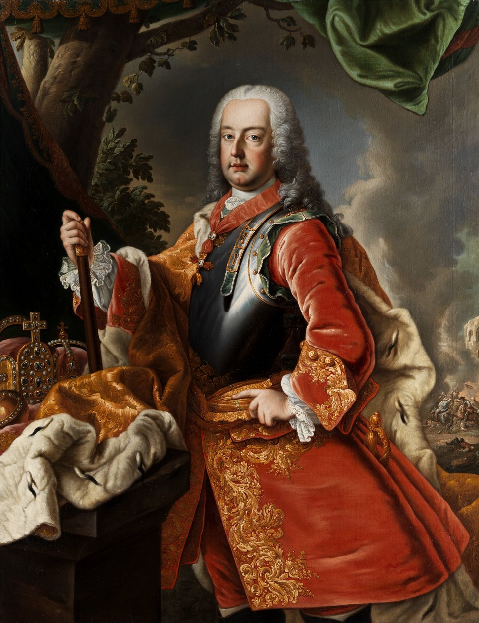 Kaiser Franz I. Stephan af Workshop of Martin van Meytens