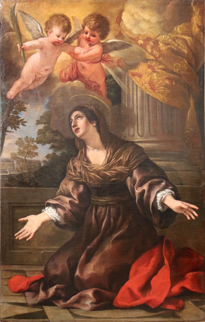 Santa Dafrosa af Workshop of Pietro da Cortona