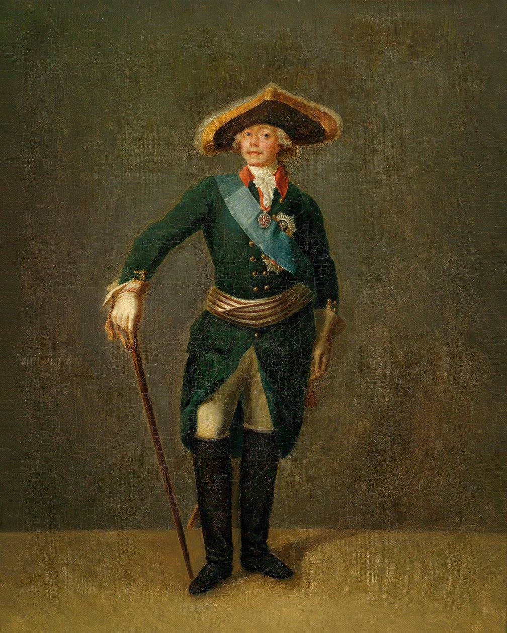 Portræt af Paul I af Stepan Semenovich Shchukin