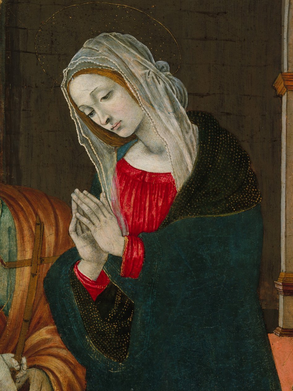 Fødselsjomfruen, formentlig ca. 1500. af Workshop of Filippino Lippi