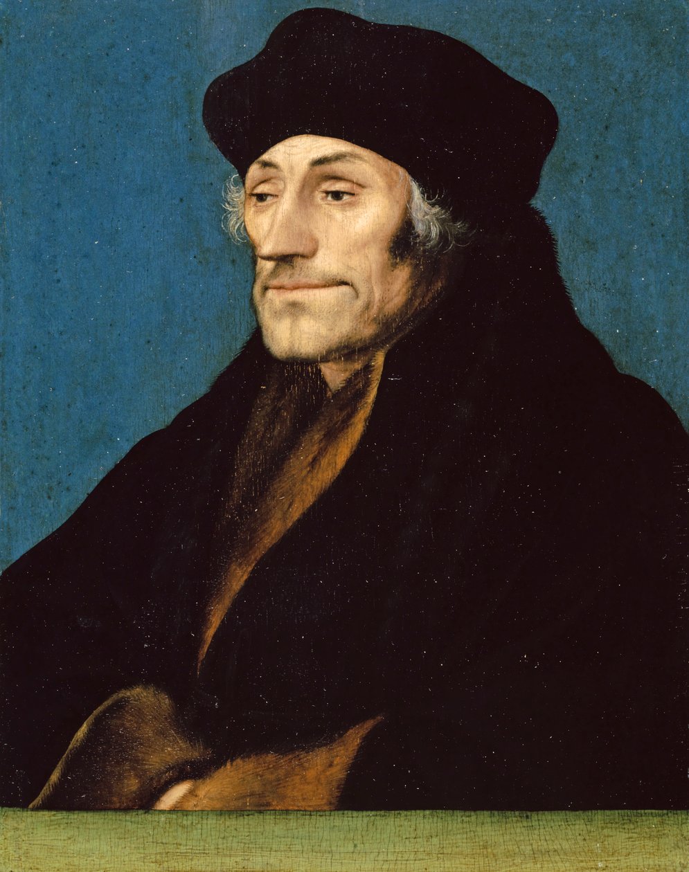 Tysk: Portræt af Erasmus af Rotterdam Portræt af Erasmus af Rotterdam af Workshop of Hans Holbein the Younger