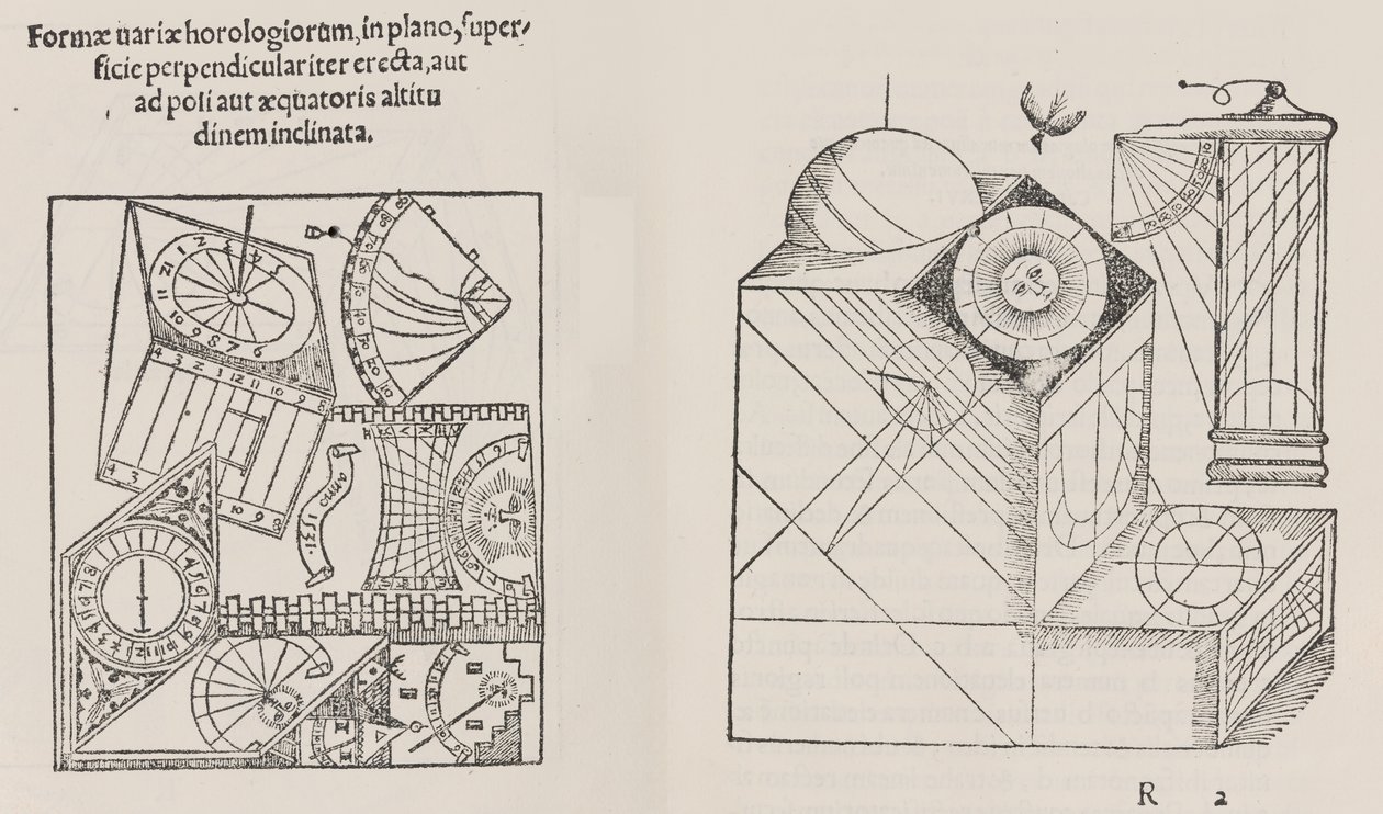 Kronograf, efter forrige udgave af Sebast. Munster, 1533. af Workshop of Hans Holbein the Younger