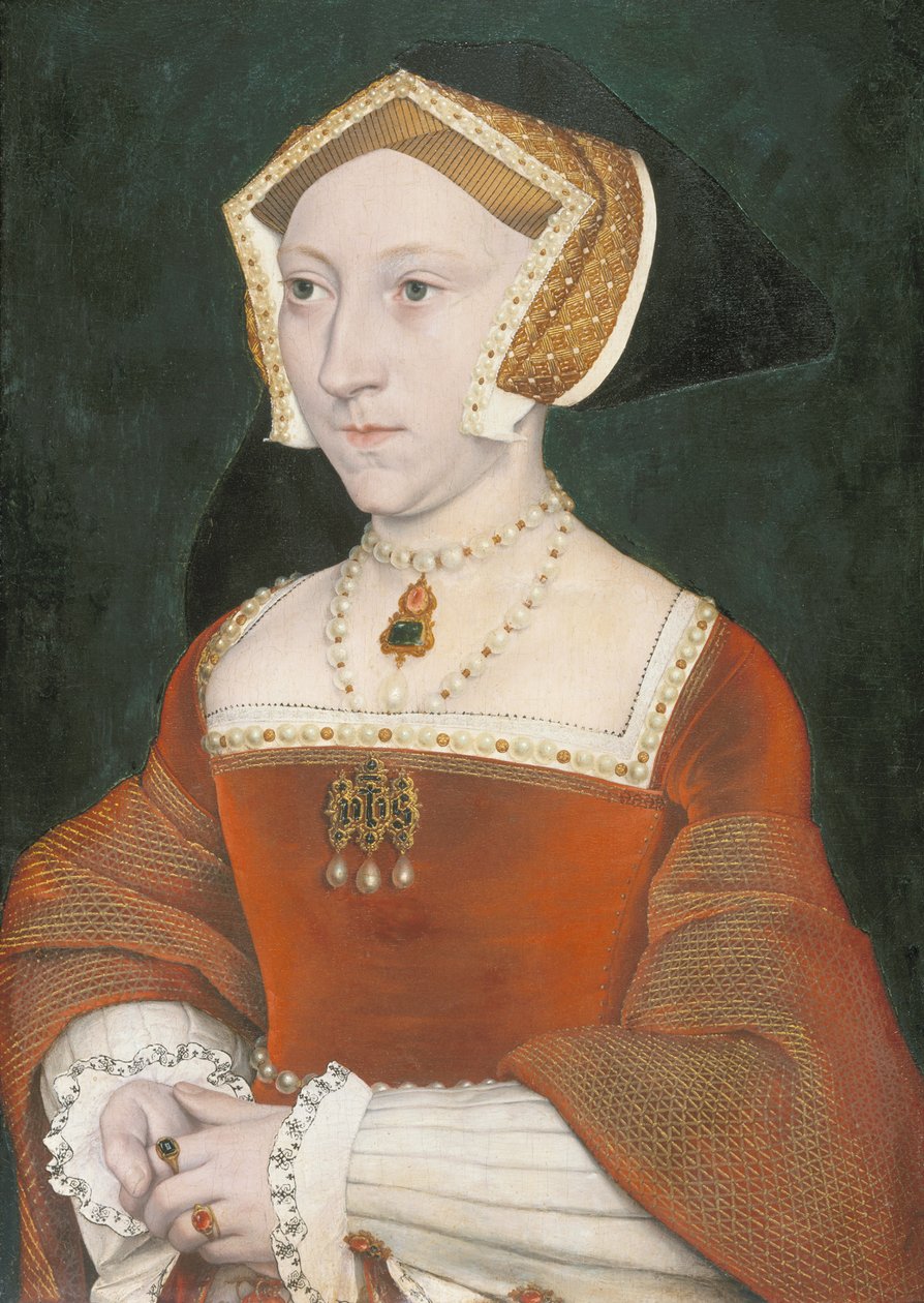 Portræt af Jane Seymour (1509-1537) af Workshop of Hans Holbein the Younger