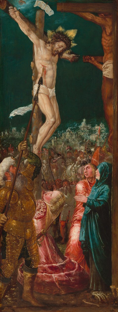Korsfæstelsen, ca. 15501575. af Workshop of Hans Mielich