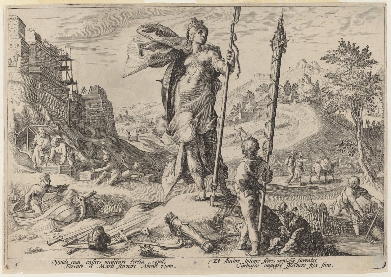 Bronzealderen af Workshop of Hendrick Goltzius, after Hendrick Goltzius