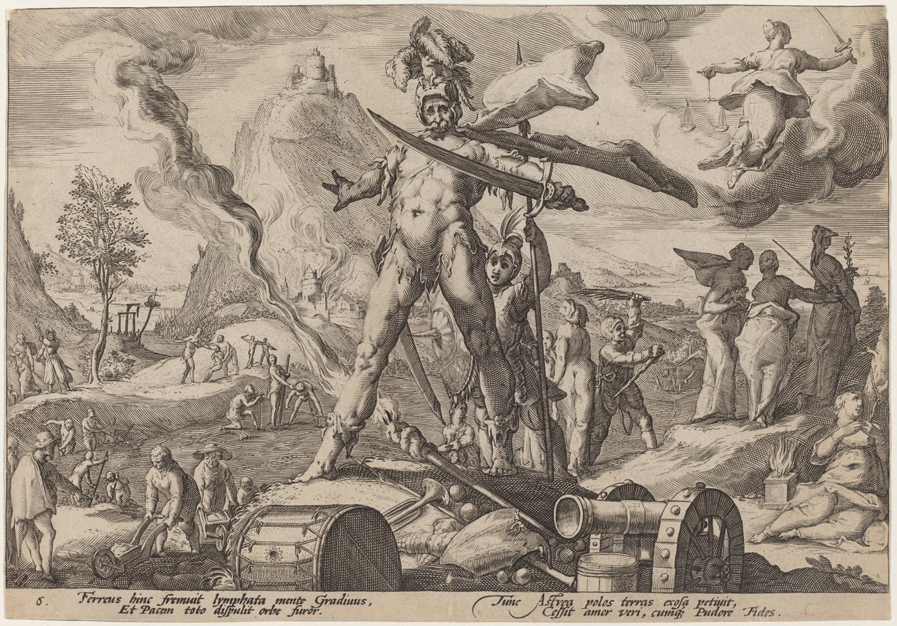 Jerntiden af Workshop of Hendrick Goltzius, after Hendrick Goltzius