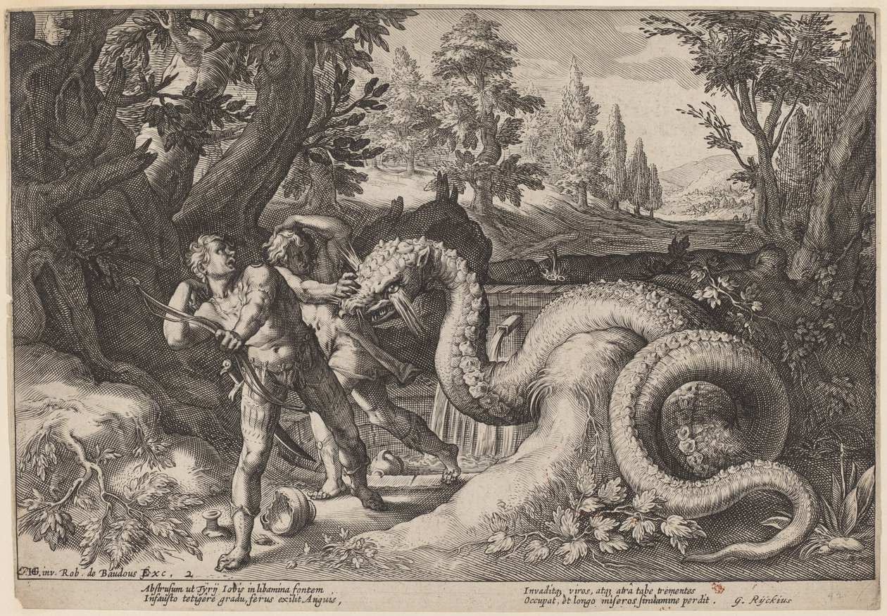 Dragen fortærer Cadmus