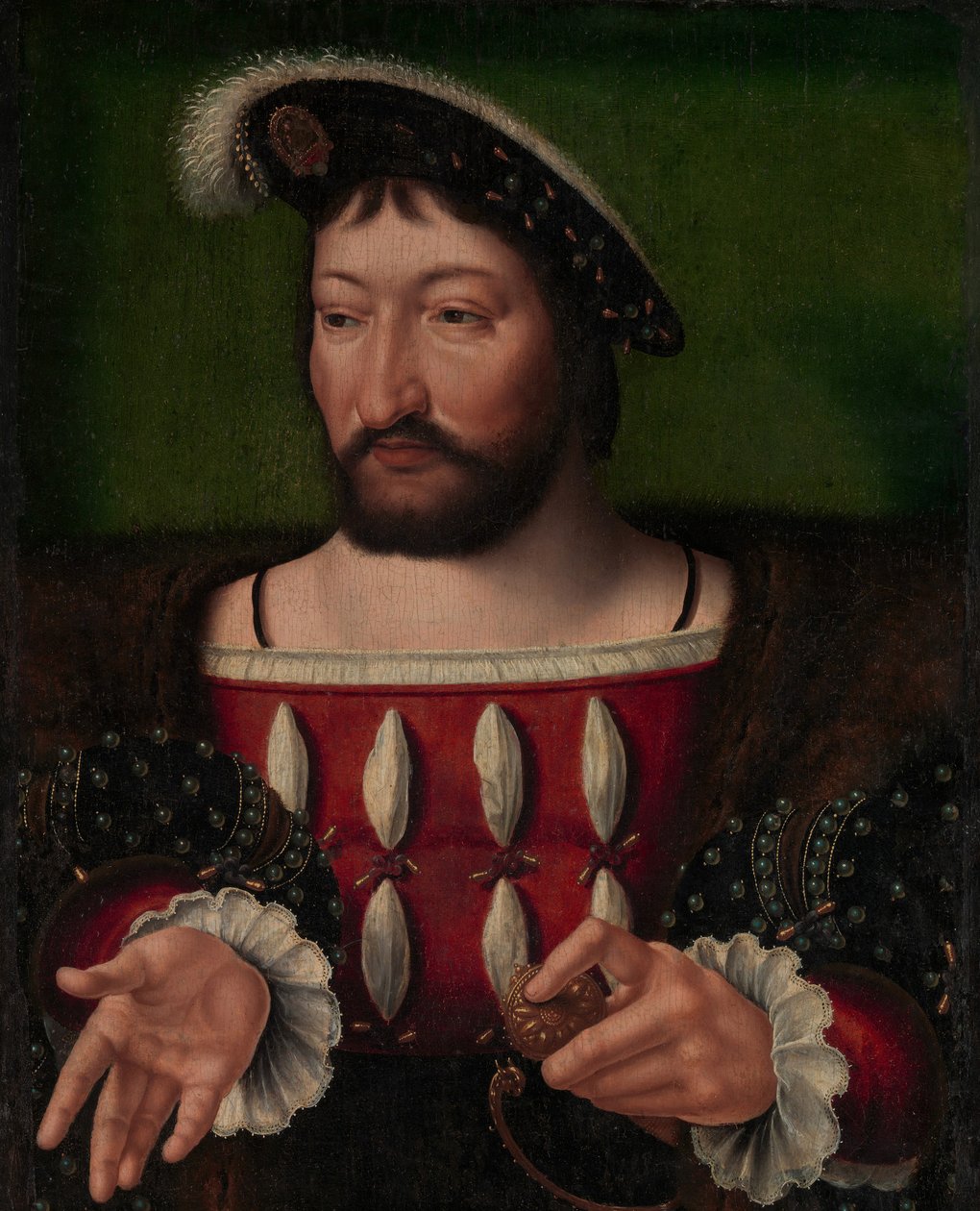Frans I 1494-1547, konge af Frankrig. af Workshop of Joos van Cleve