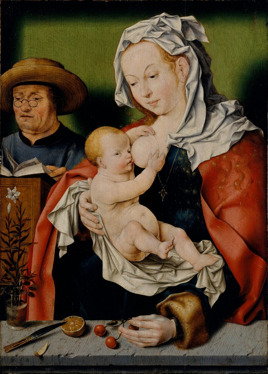 Den hellige familie af Workshop of Joos van Cleve