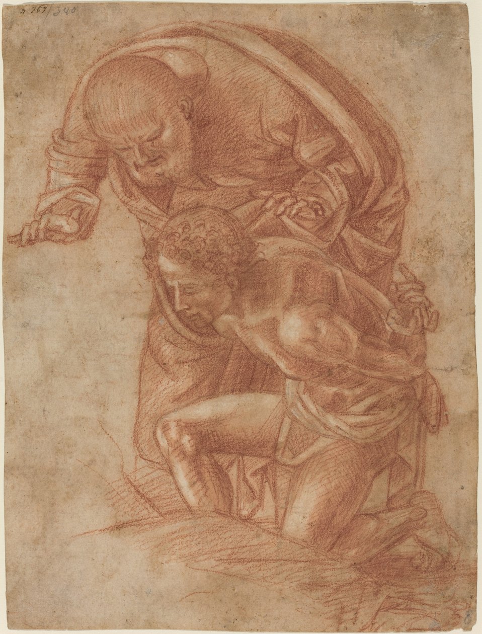 Isaks ofring af Workshop of Luca Signorelli