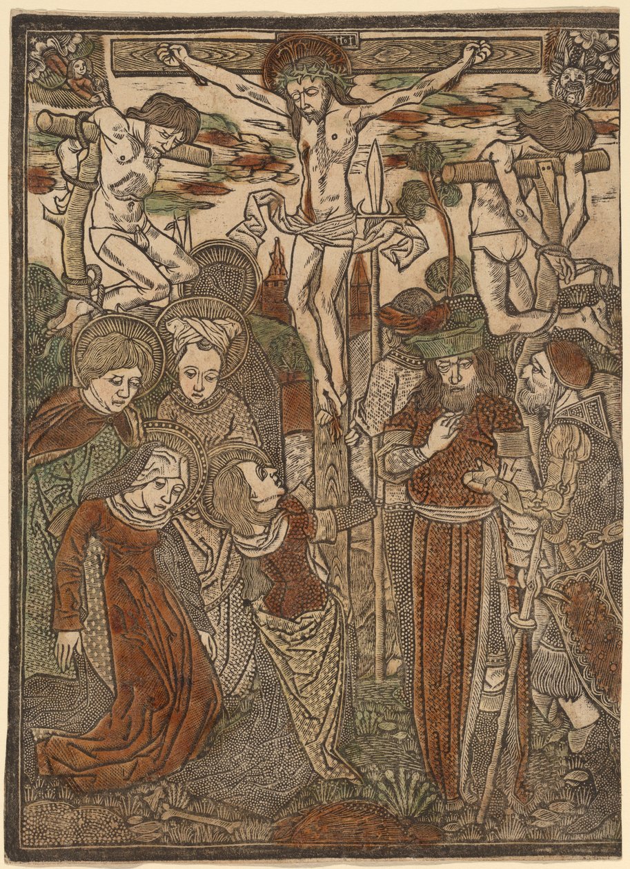 Korsfæstelsen af Workshop of Master of Jesus in Bethany