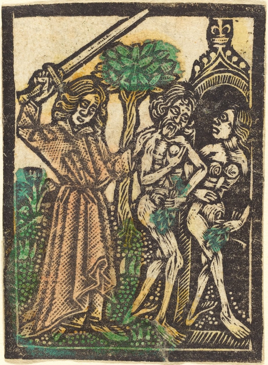 Uddrivelsen fra Edens Have af Workshop of Master of the Aachen Madonna