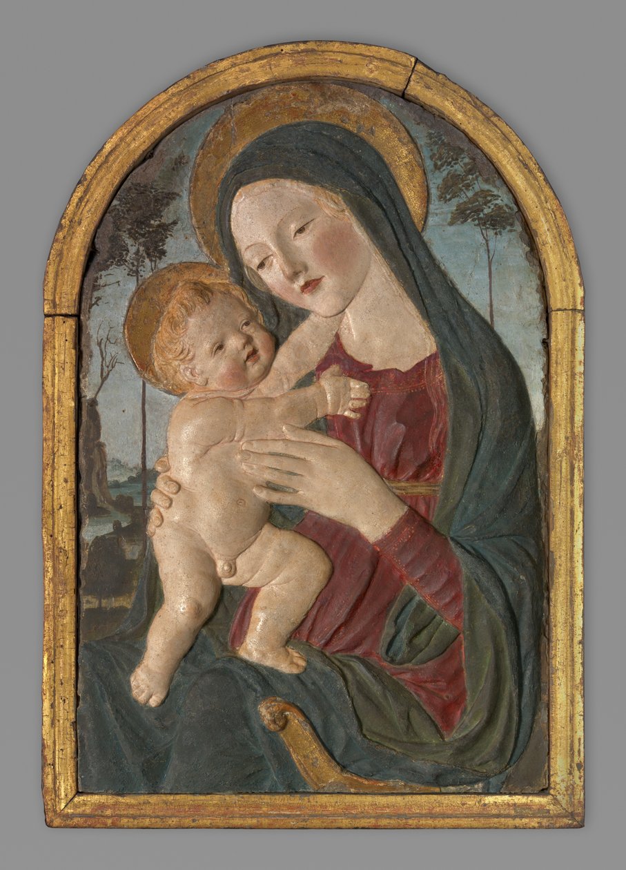Madonna og barn af Workshop of Neroccio de
