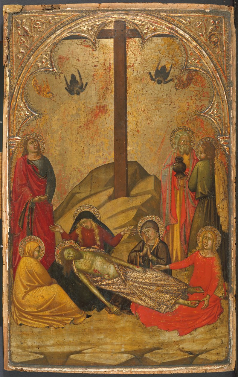 Klagesangen over den døde Kristus, 1370-88. af Workshop of Niccolò di Buonaccorso