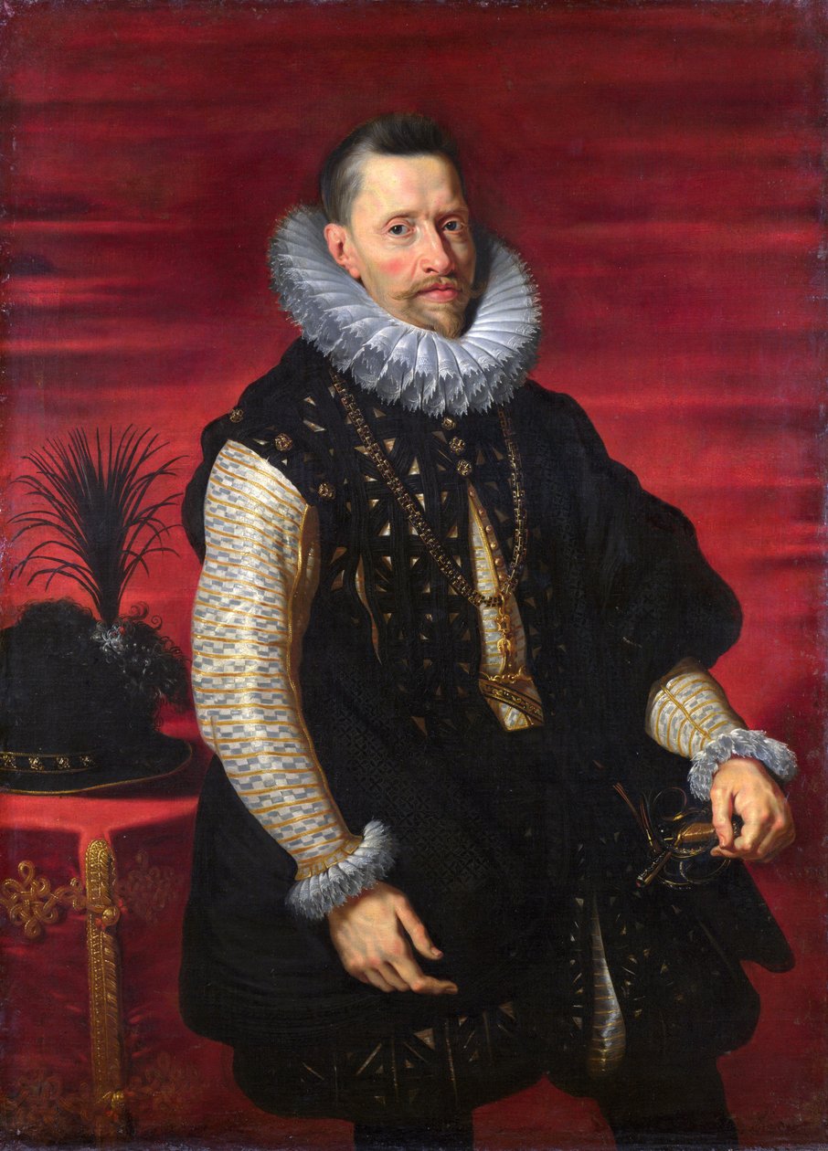 Portræt af ærkehertug Albert af Østrig (1559 - 1621) af Workshop of Peter Paul Rubens