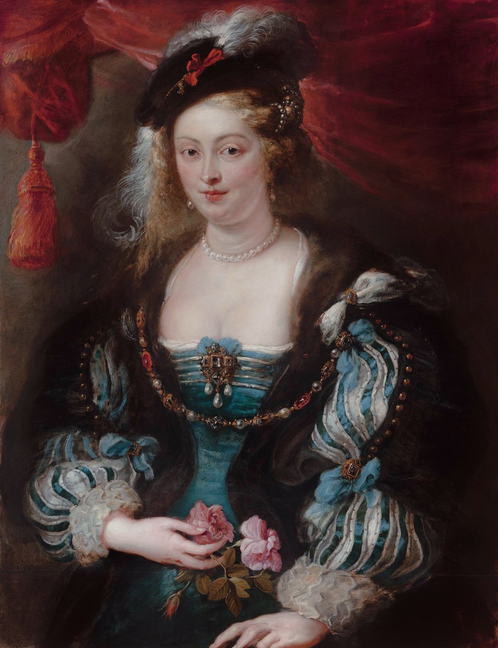 Portræt af en ung kvinde.
Alternativ(e) titel(r):  

Portræt af Hélène Fourment[1]. af Workshop of Peter Paul Rubens