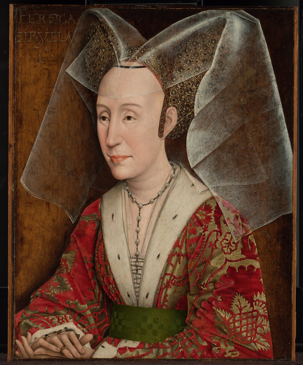 Portræt af Isabella af Portugal af Workshop of Rogier van der Weyden