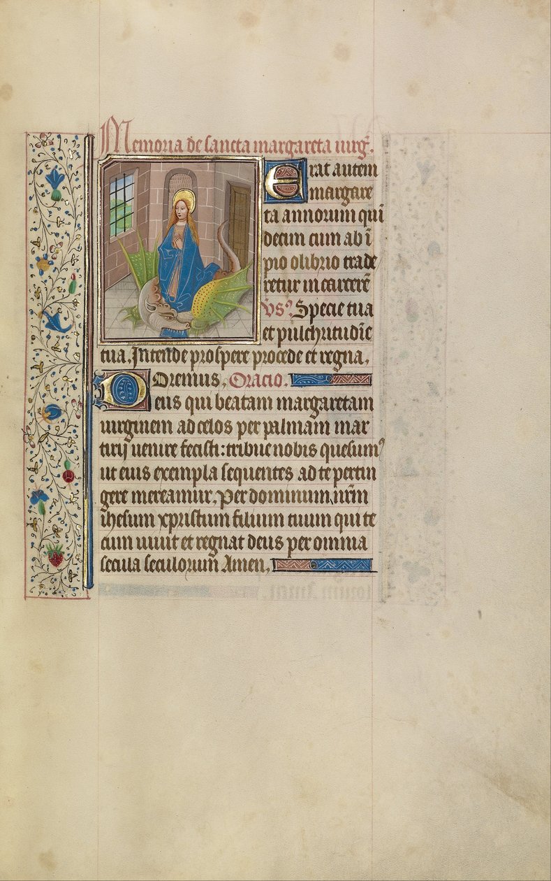 Den hellige Margaret af Workshop of Willem Vrelant