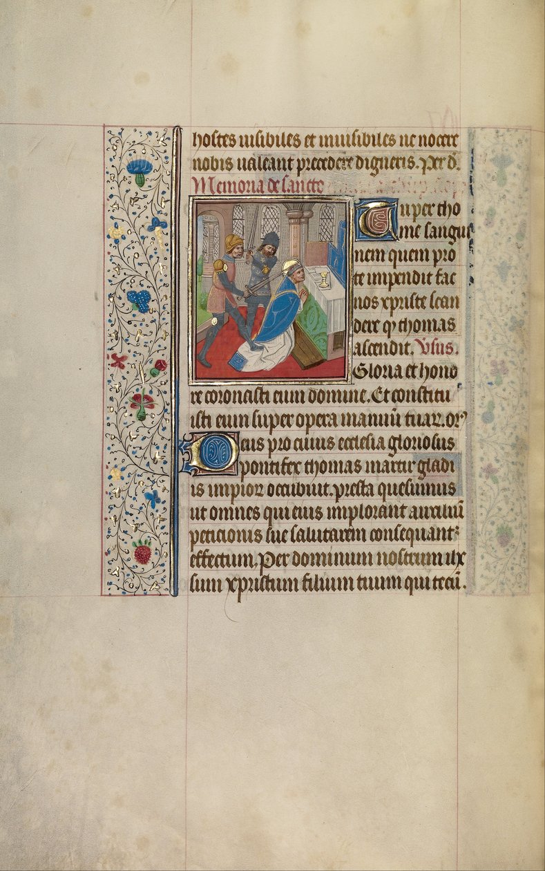 Martyrdommen for Saint Thomas Becket af Workshop of Willem Vrelant