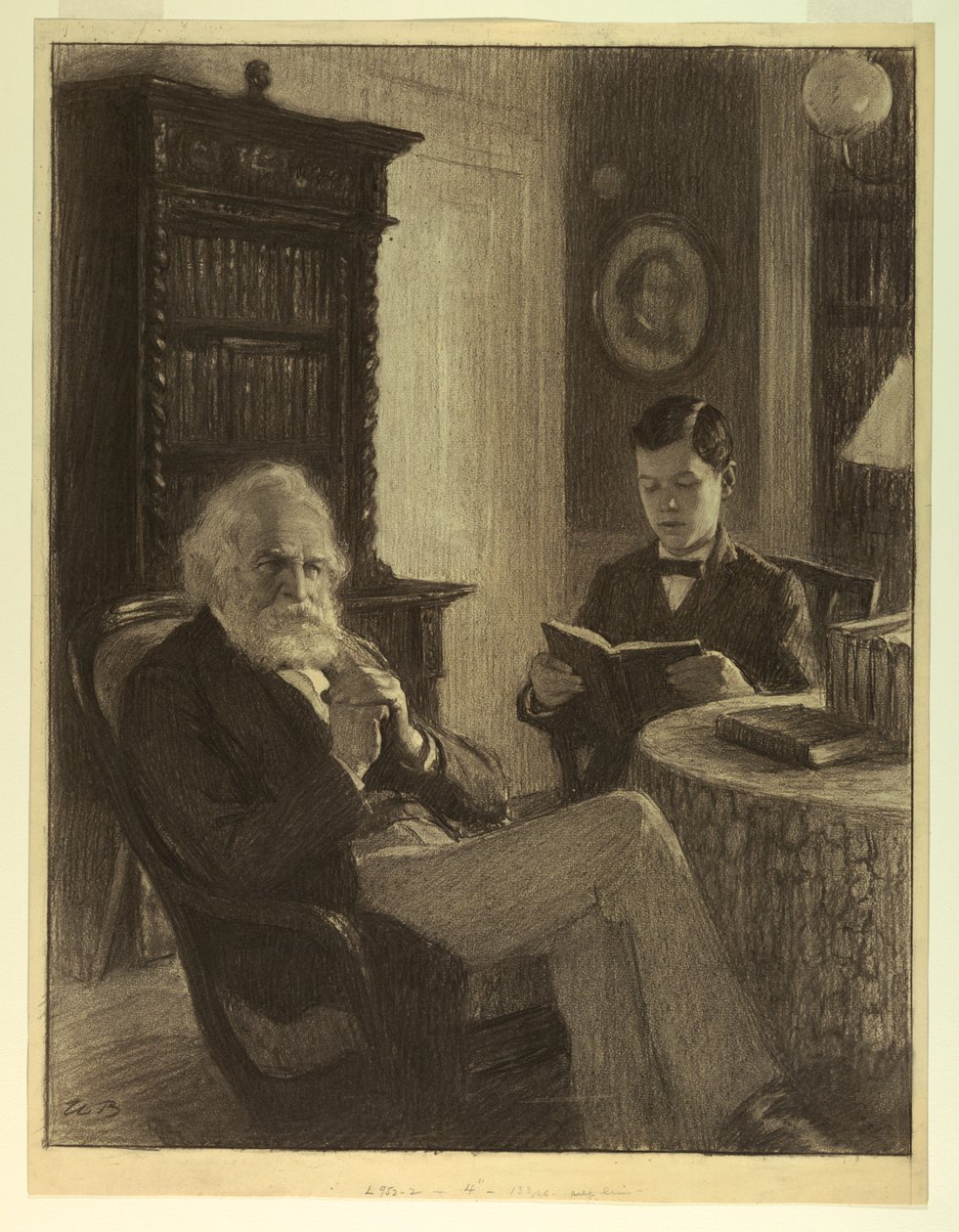 Longfellow i sit studium af Worth Brehm