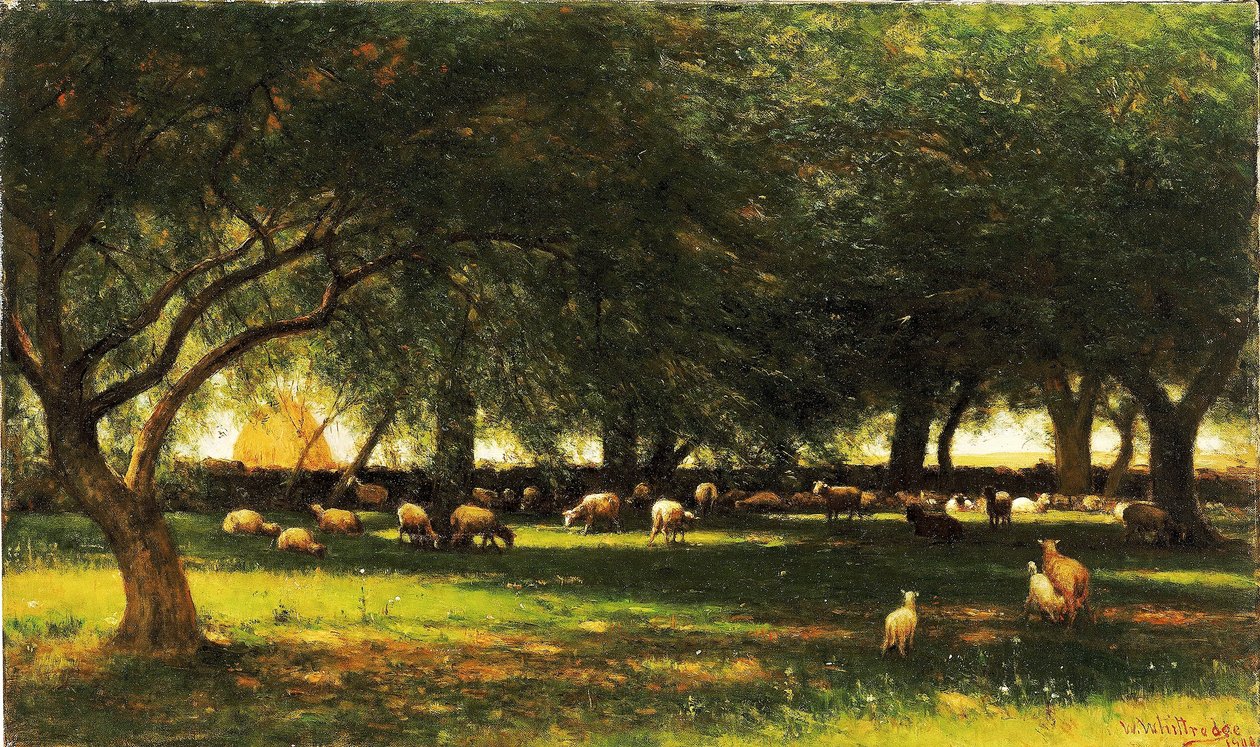 Middag i frugtplantagen af Worthington Whittredge