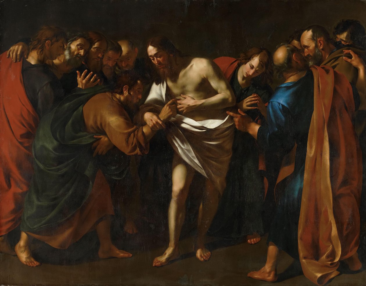 Thomas Utrolighed af Wouter Pietersz II Crabeth