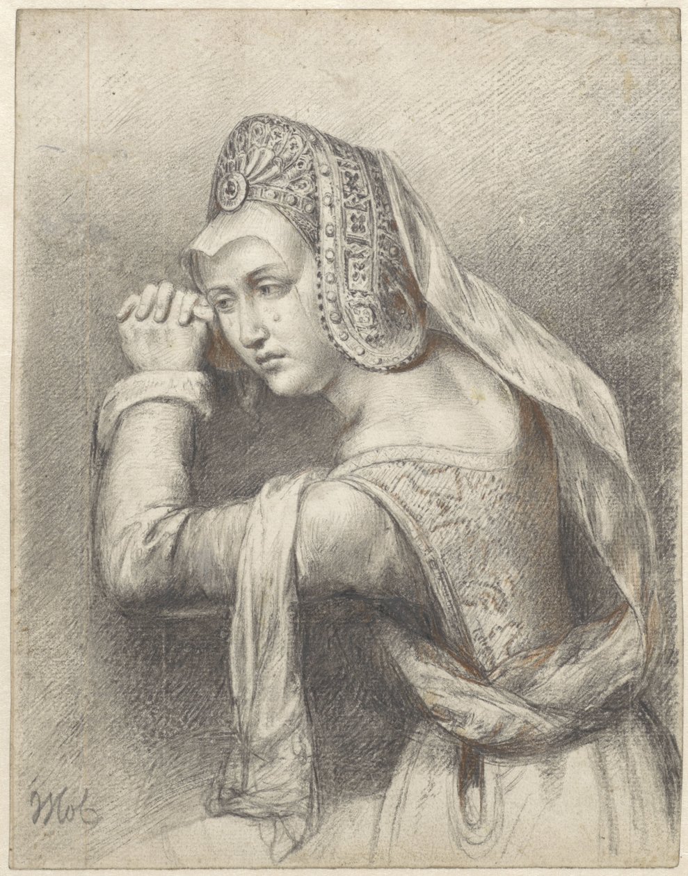 Wenende Maria Magdalena af Woutherus Mol