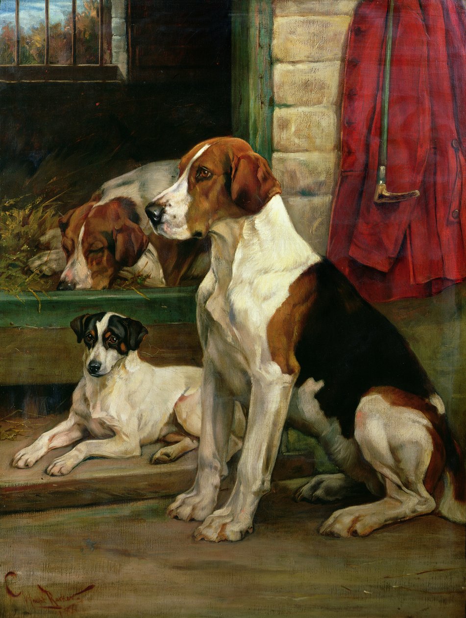 Ved kennelerne af Wright Barker
