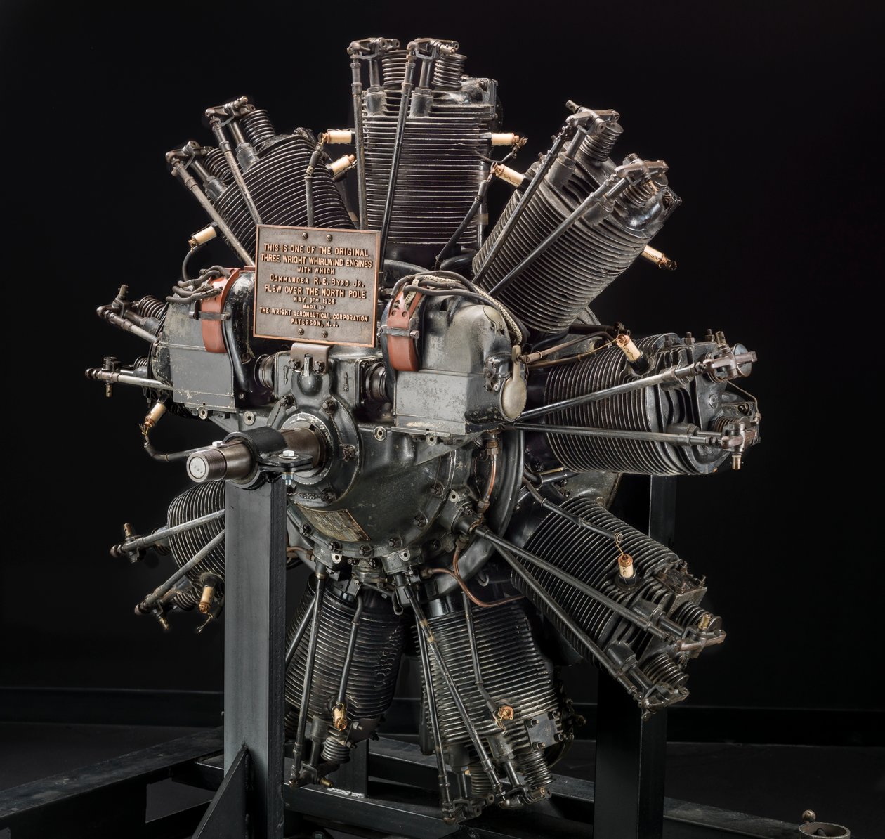 Wright Whirlwind J-4B, Byrd North Pole Flight, Radial 9 Engine, ca. 1926. af Wright Aeronautical