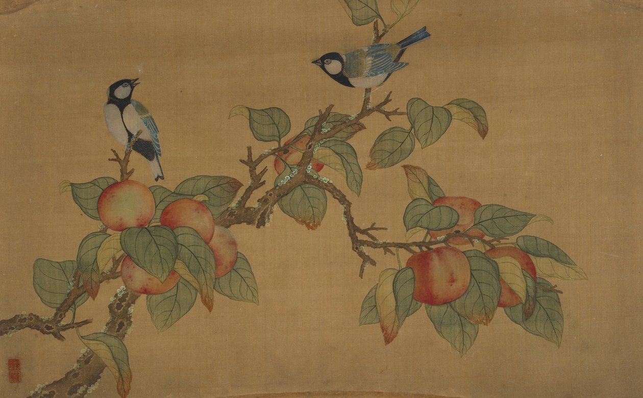 Fugle og frugt af Wu Zhang