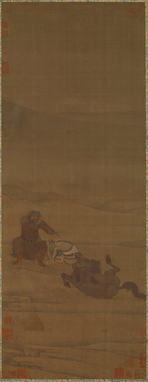 Fjernelse af sadlen, Inspicering af pilene, 1100-tallet. Skaber: Wu Rongguang, Kong Guangtao. af Wu Rongguang, Kong Guangtao