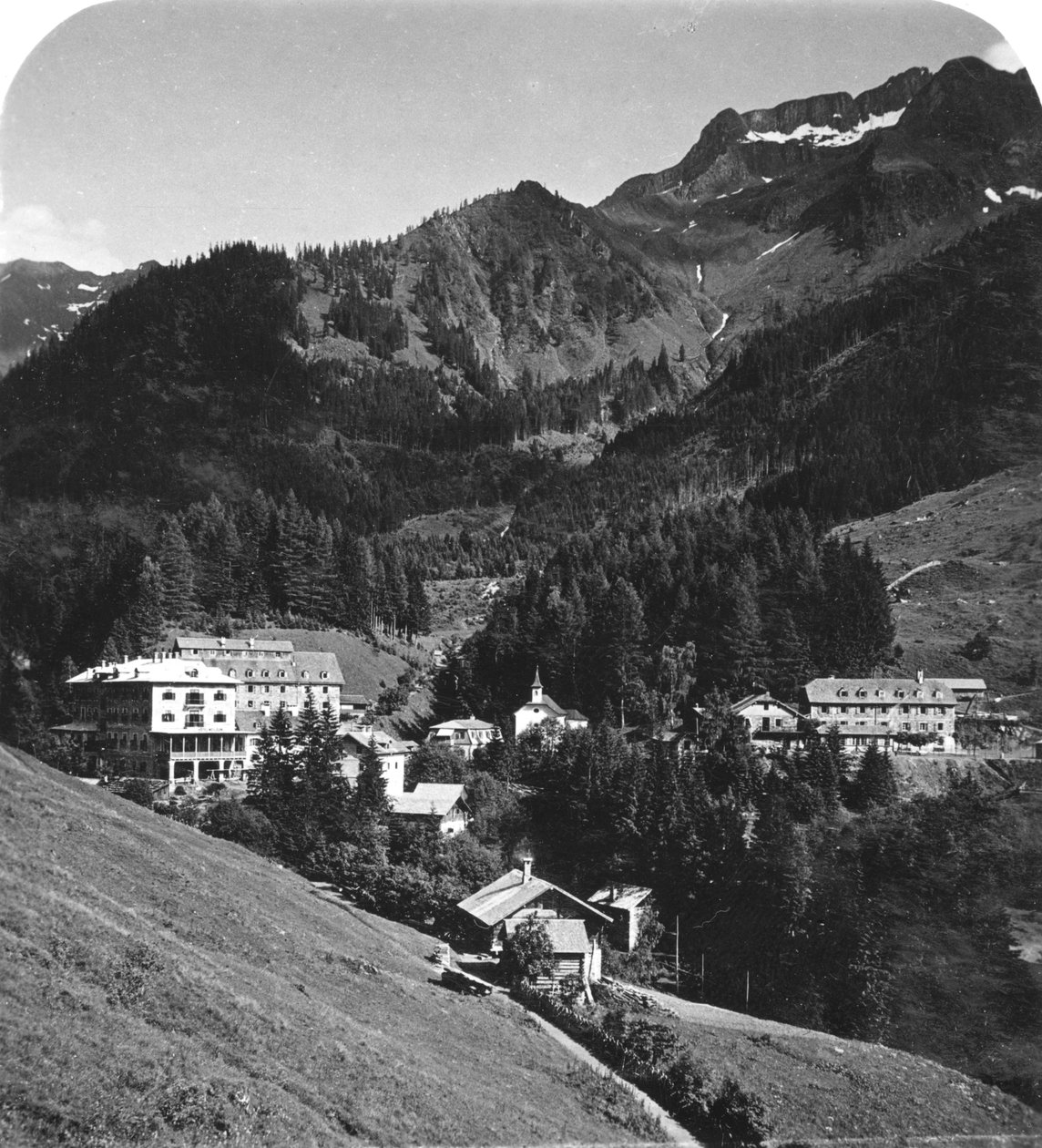 Bad Fusch, Salzburg, Østrig, omkring 1900-tallet. af Wurthle and Sons