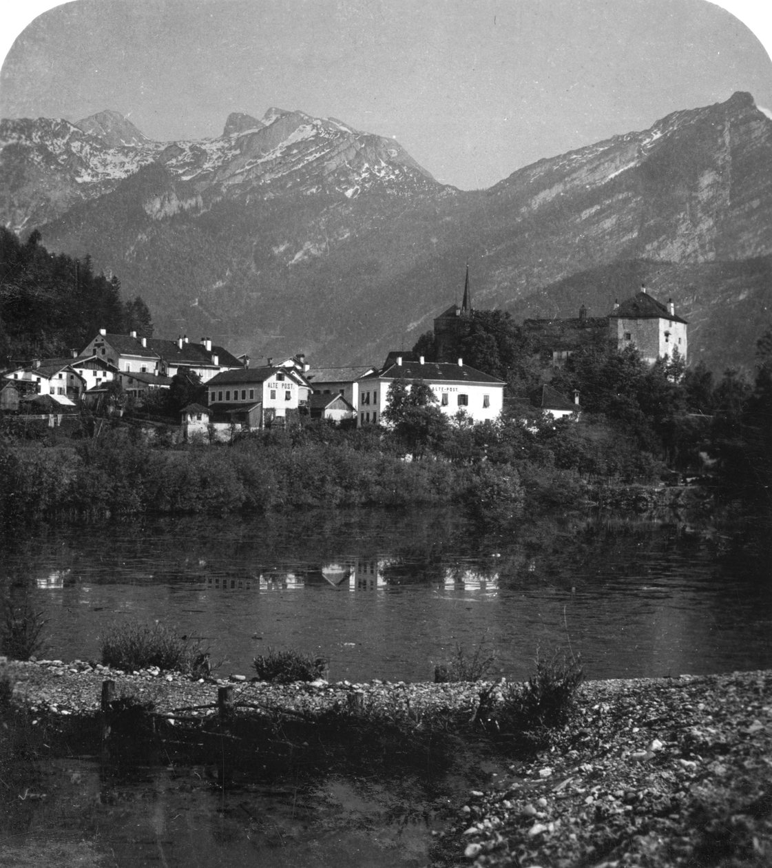 Golling og Tennengebirge, Salzburg, Østrig, omkring 1900-tallet. af Wurthle and Sons