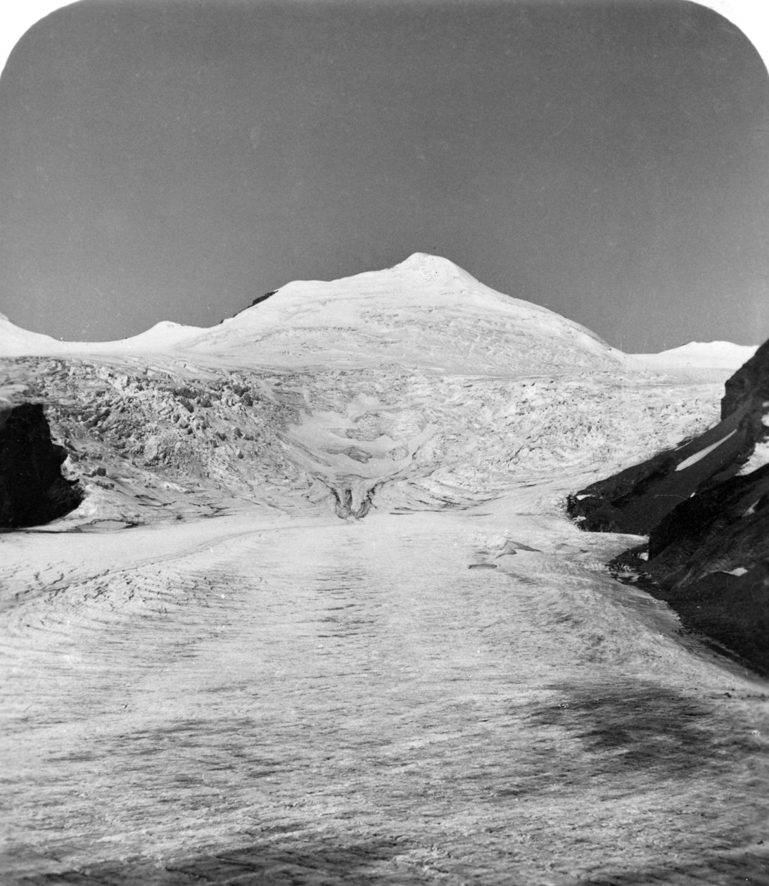 Grossglockner, Hohe Tauern, Østrig, omkring 1900-tallet. af Wurthle and Sons