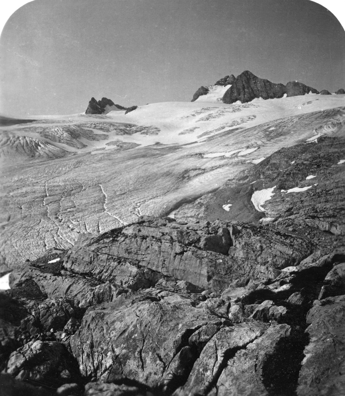 High Dachstein, Salzkammergut, Østrig, ca. 1900-tallet. af Wurthle and Sons