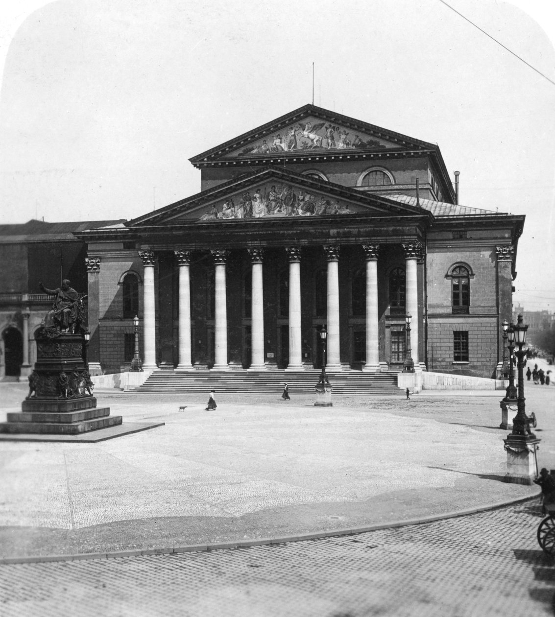 Nationalteatret, München, Tyskland, ca. 1900. af Wurthle and Sons