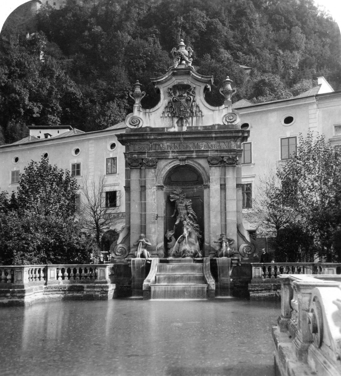 Hestedam, Salzburg, Østrig, c1900. af Wurthle and Sons