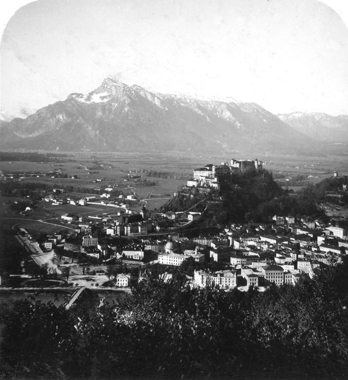 Kapuzinerberg, Salzburg, Østrig, c1900 af Wurthle and Sons