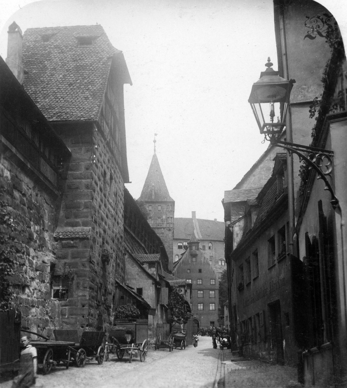 Tiergartnertor, Nürnberg, Tyskland, omkring 1900-tallet. af Wurthle and Sons