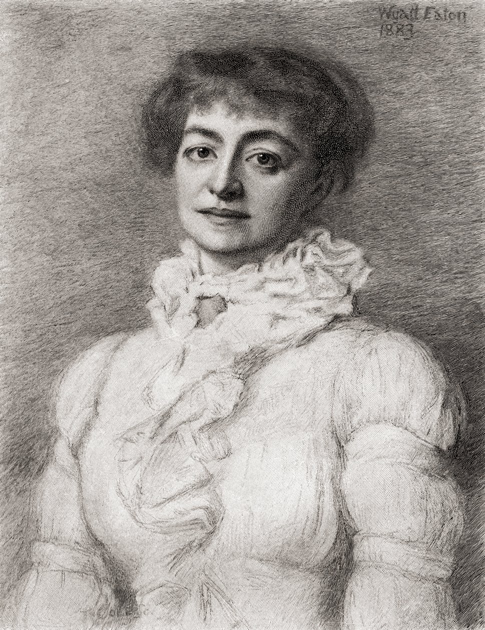 Helena Modjeska, fra The Century Illustrated Monthly Magazine, udgivet 1884 af Wyatt Eaton
