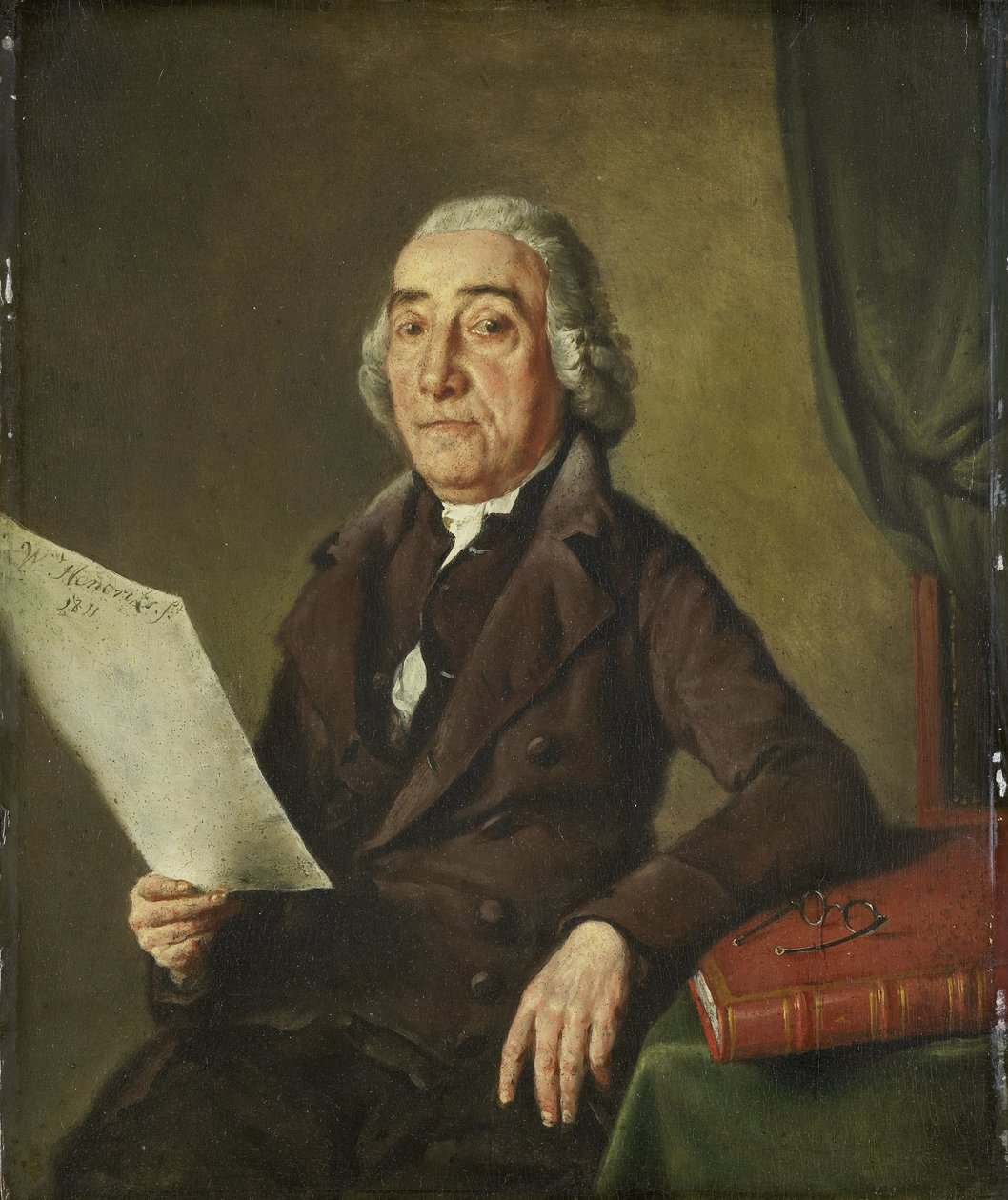Jacob de Vos Sr. (1735-1833), kunstsamler i Amsterdam af Wybrand Hendriks