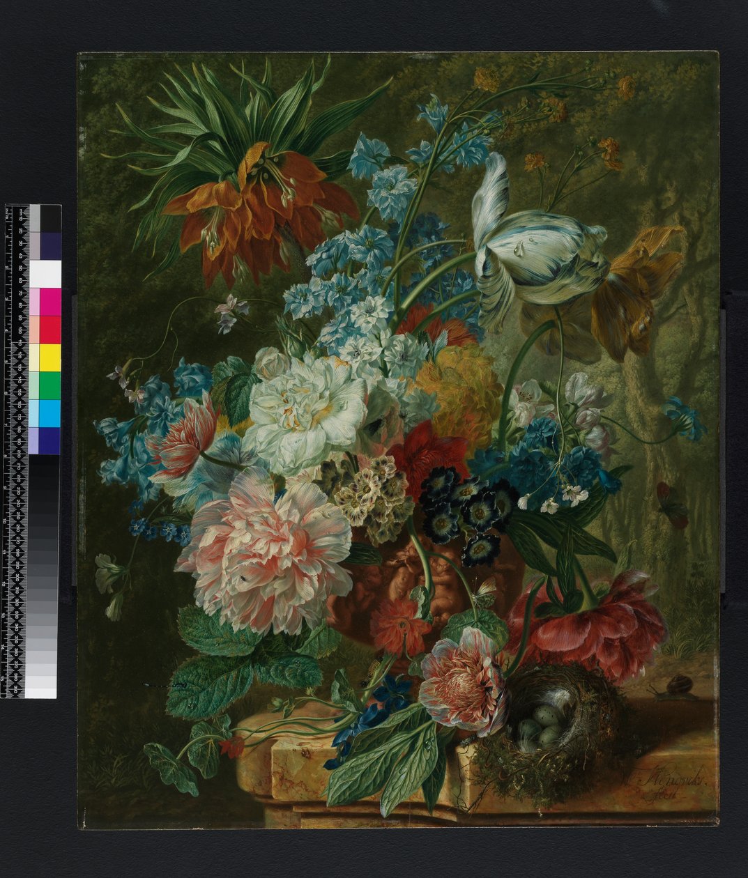 Vase med blomster, før 1831 af Wybrand Hendriks