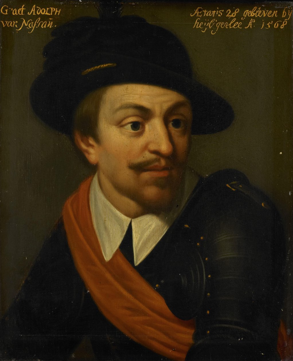 Portræt af Adolf, greve af Nassau af Wybrand de Geest (I) (workshop of)